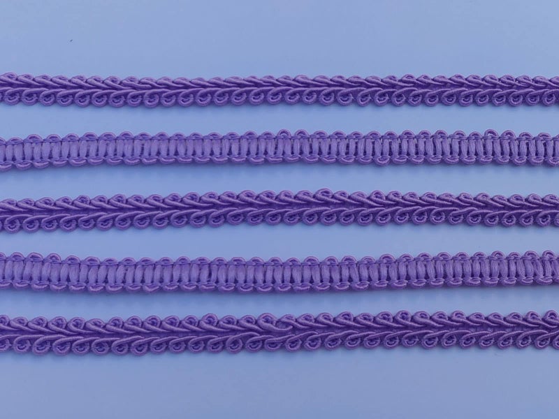 MONIDOOR 3/8 Inch Gimp Braid Trim 50 Yards for Upholstery Costume DIY Crafts (1308 Purple) - Image 3